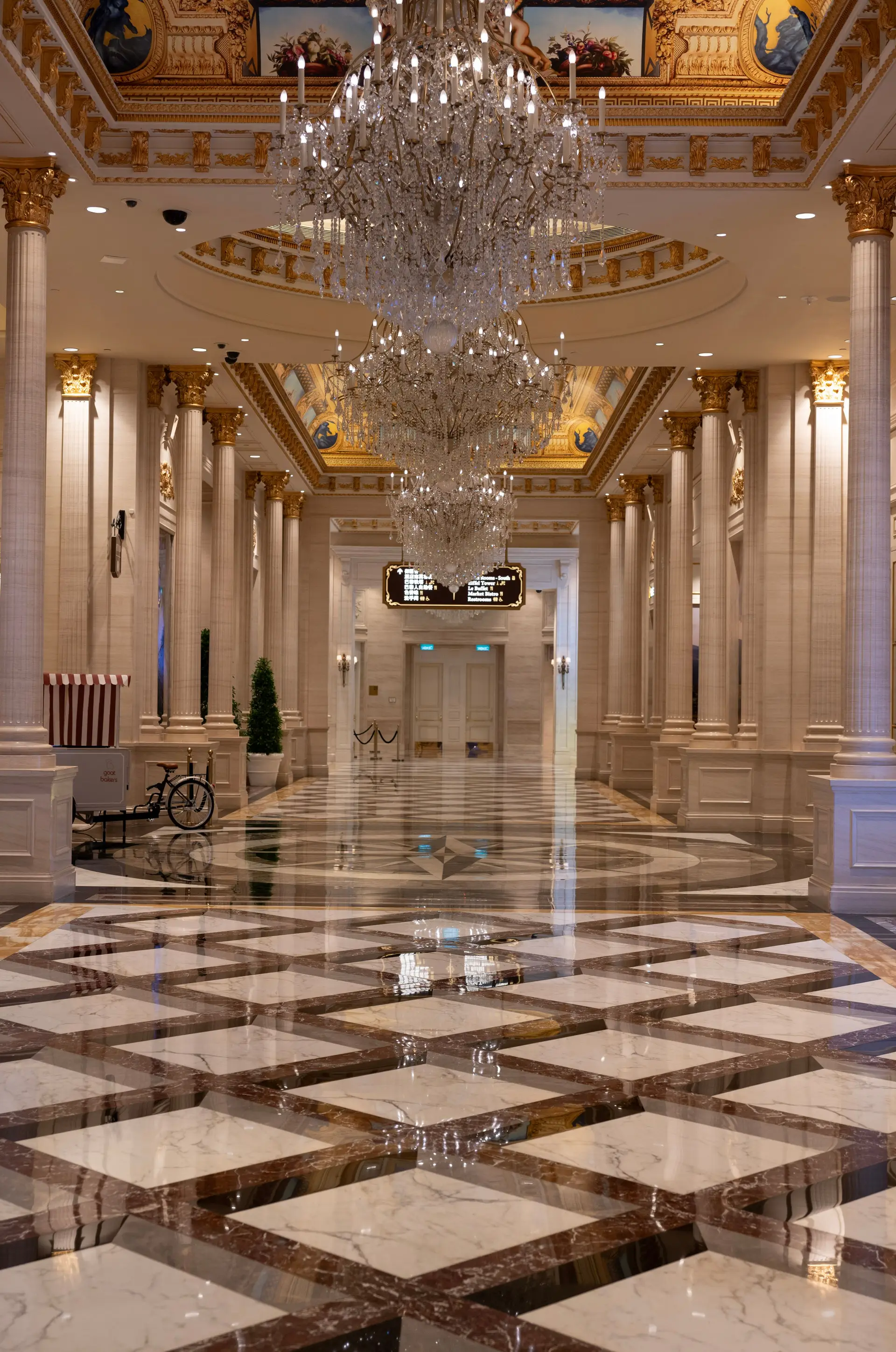 Elegant casino hall